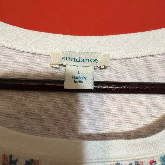 Sundance Women's Floral Embroidered Blouse Size‎ L - Picture 2 of 8